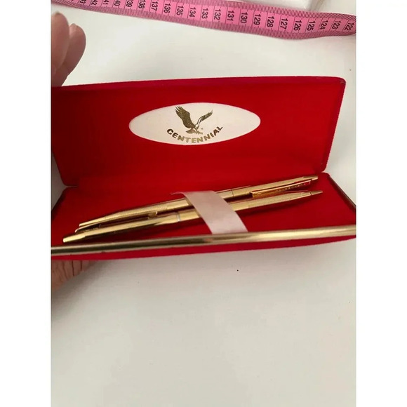 Vintage Centennial Gold Retractable Pen & Mechanical Pencil - Picture 2 of 6